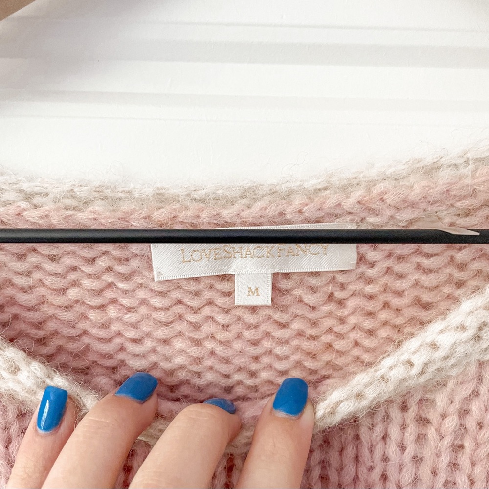 Loveshackfancy Aspyn Pullover Sweater Rainbow - image 7